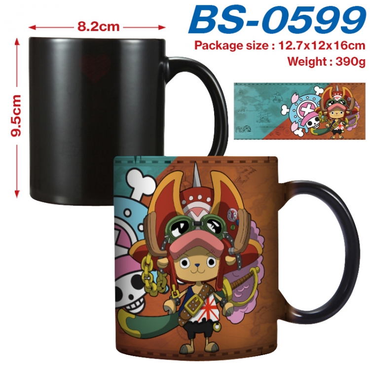 One Piece  Anime high-temperature color-changing printing ceramic mug 400ml BS-0599