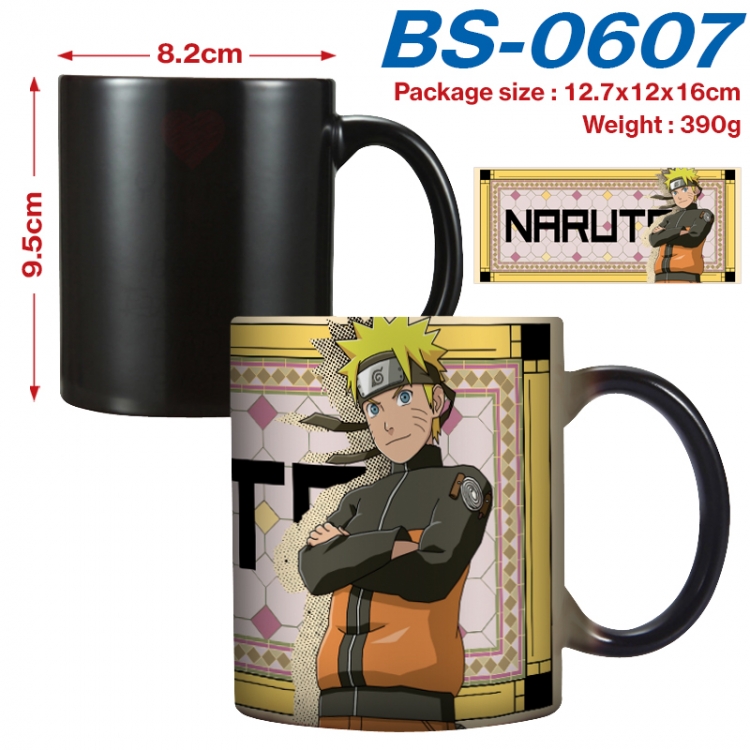 Naruto  Anime high-temperature color-changing printing ceramic mug 400ml BS-0607