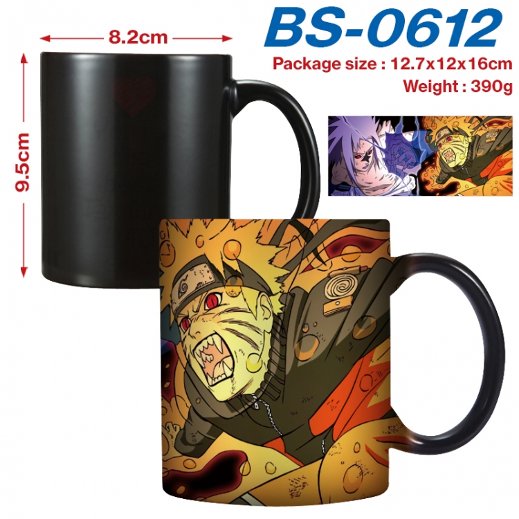 Naruto  Anime high-temperature color-changing printing ceramic mug 400ml BS-0612