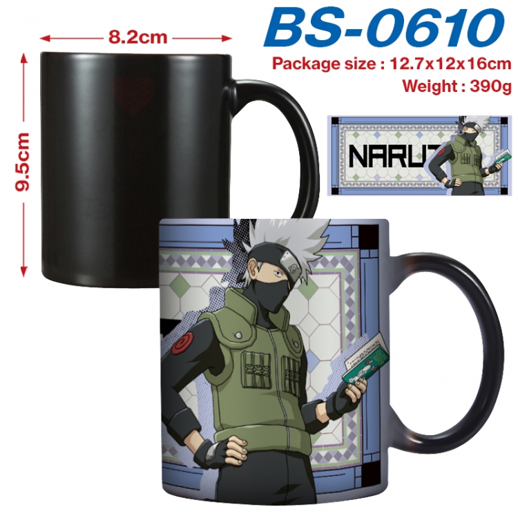 Naruto  Anime high-temperature color-changing printing ceramic mug 400ml BS-0610