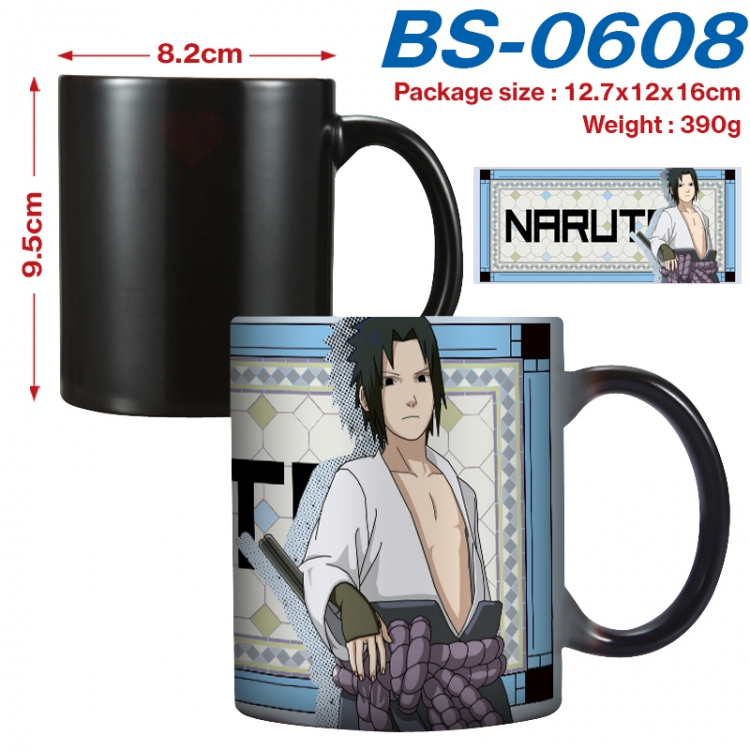 Naruto  Anime high-temperature color-changing printing ceramic mug 400ml BS-0608