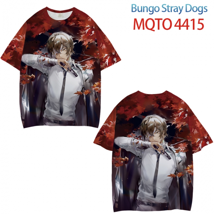 Bungo Stray Dogs Full color printed short sleeve T-shirt from XXS to 4XL MQTO-4415