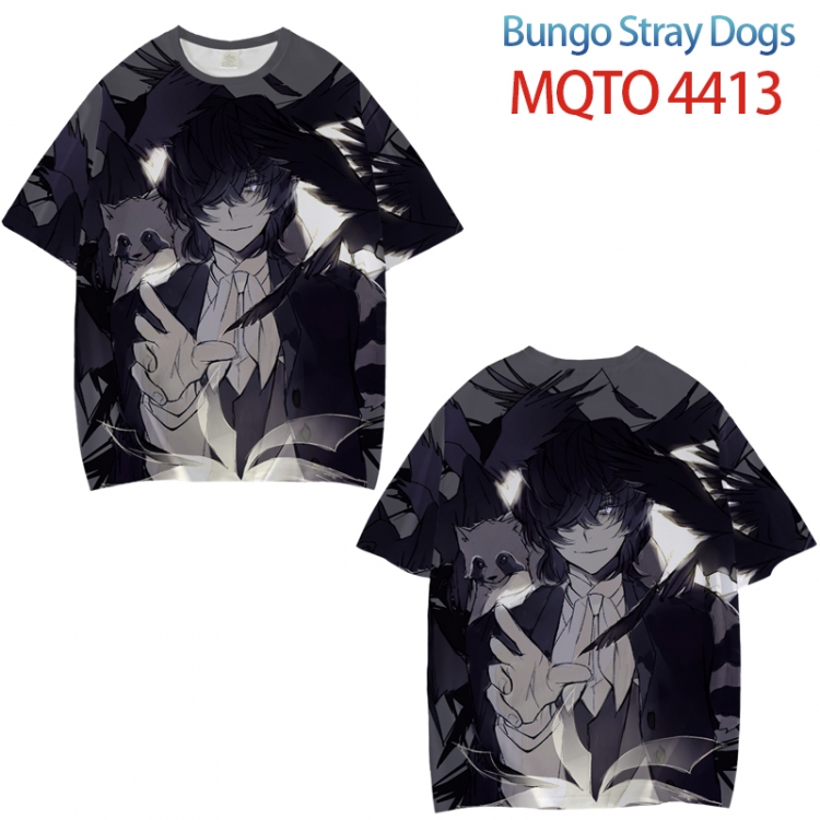 Bungo Stray Dogs Full color printed short sleeve T-shirt from XXS to 4XL MQTO-4413