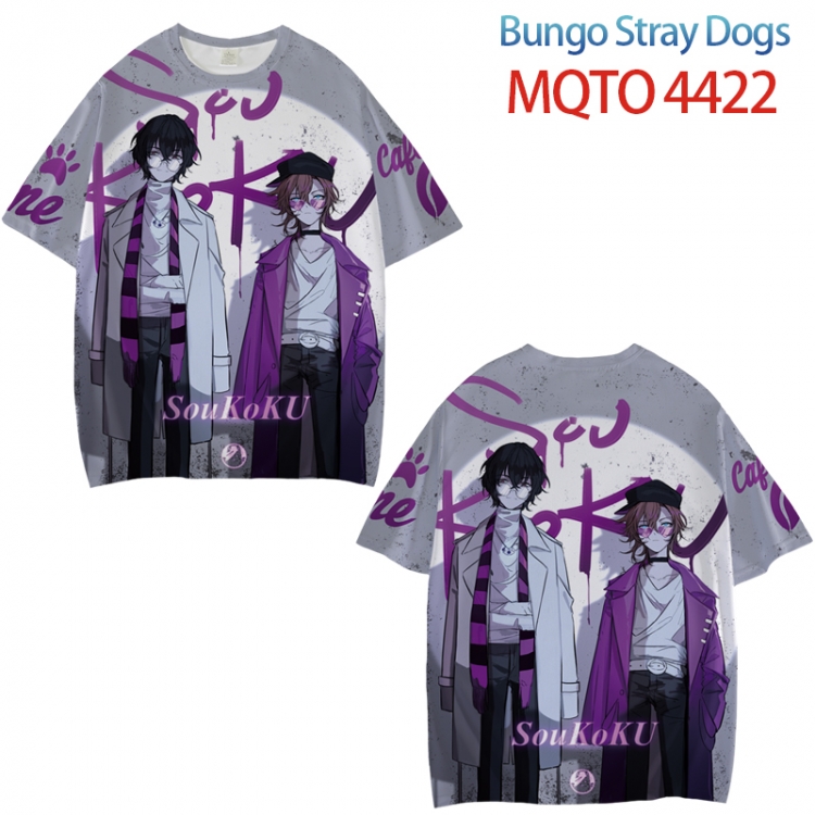 Bungo Stray Dogs Full color printed short sleeve T-shirt from XXS to 4XL MQTO-4422