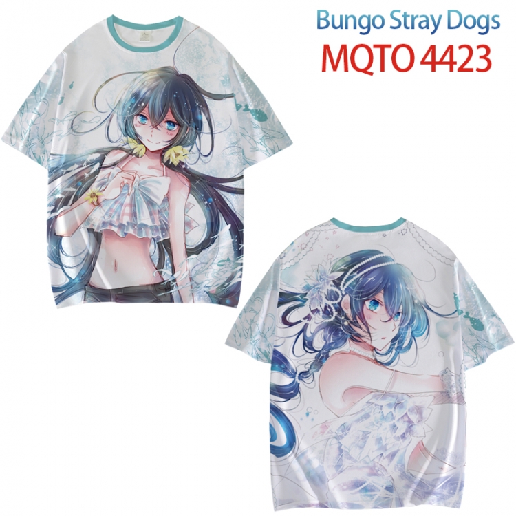 Bungo Stray Dogs Full color printed short sleeve T-shirt from XXS to 4XL MQTO-4423