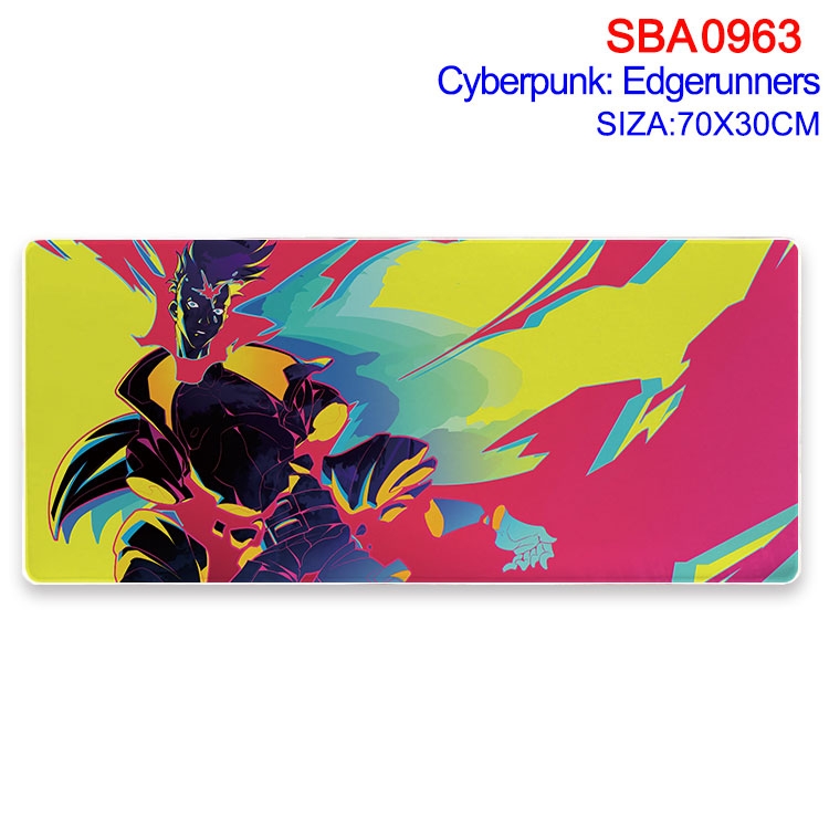 Cyberpunk Animation peripheral locking mouse pad 70X30cm SBA-963