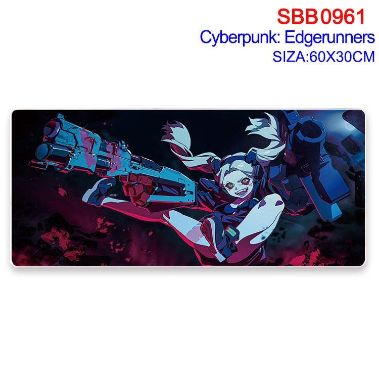 Cyberpunk Animation peripheral locking mouse pad 60X30cm SBB-961