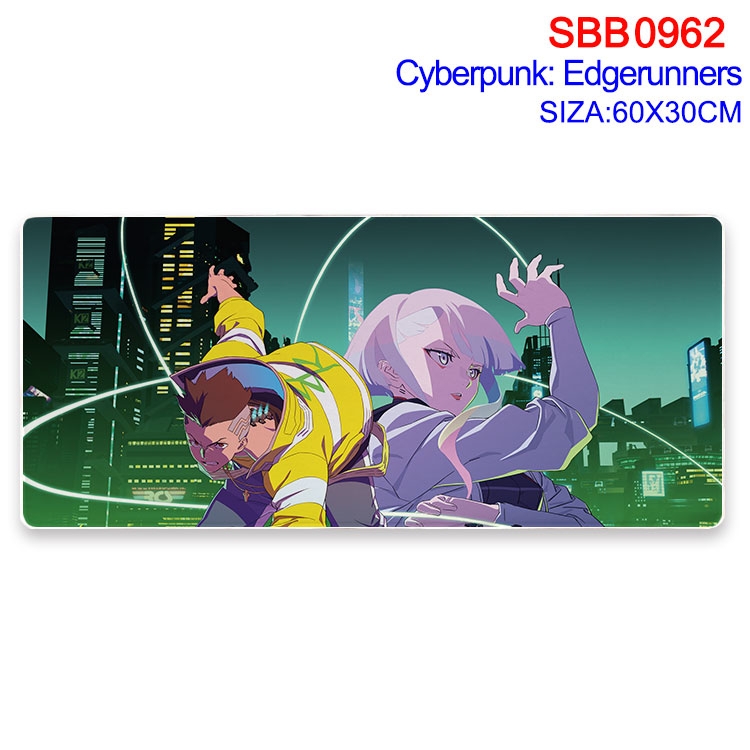 Cyberpunk Animation peripheral locking mouse pad 60X30cm SBB-962