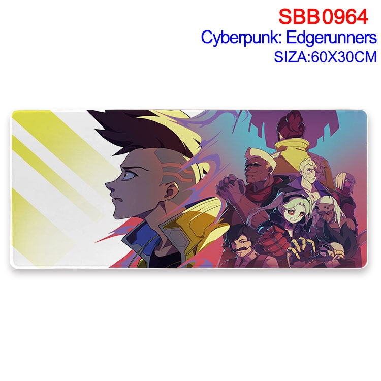 Cyberpunk Animation peripheral locking mouse pad 60X30cm SBB-964