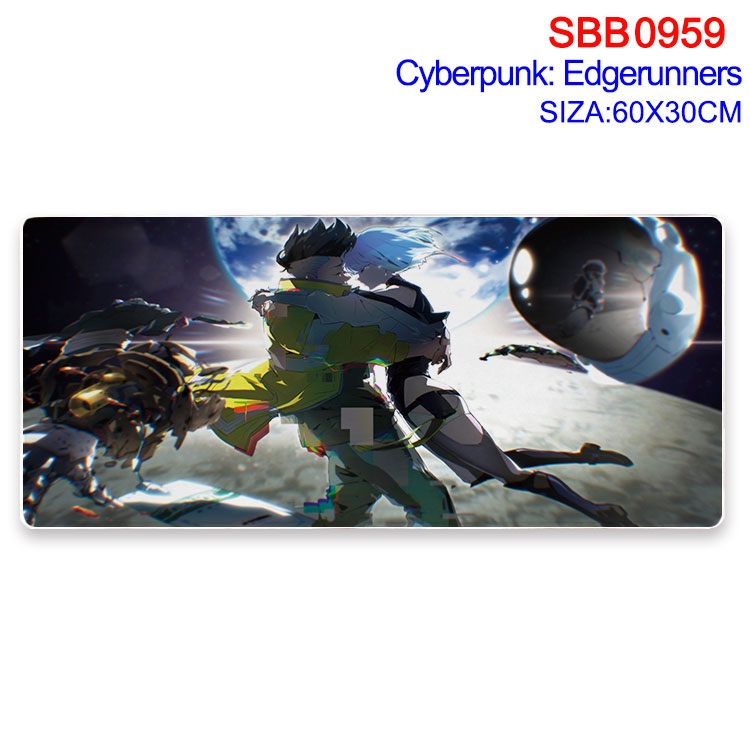 Cyberpunk Animation peripheral locking mouse pad 60X30cm  SBB-959