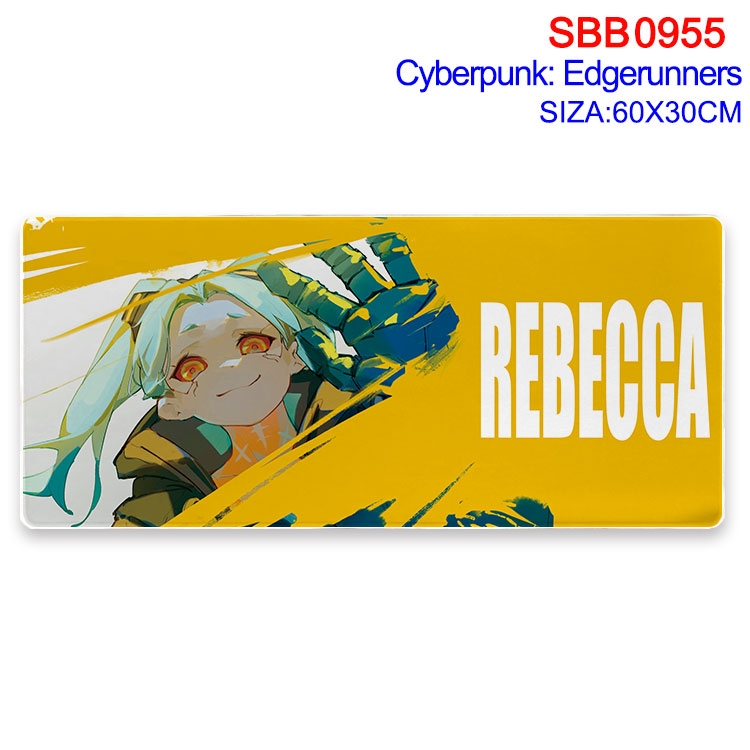 Cyberpunk Animation peripheral locking mouse pad 60X30cm SBB-955