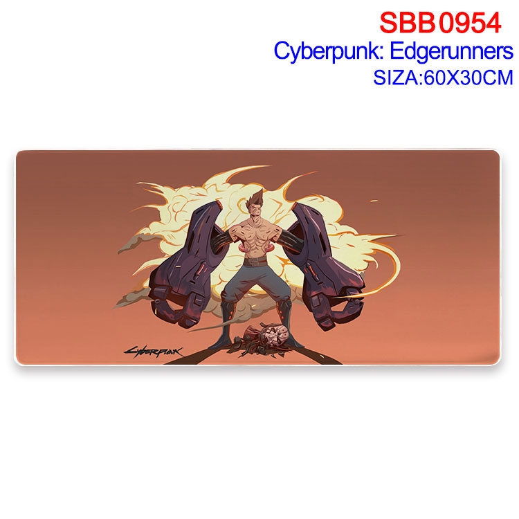 Cyberpunk Animation peripheral locking mouse pad 60X30cm SBB-954