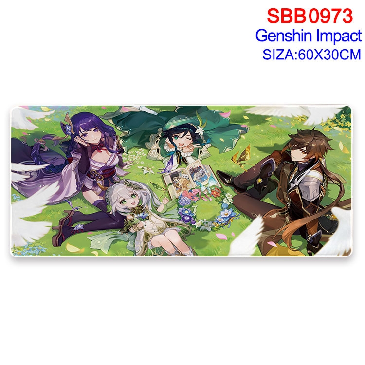 Genshin Impact Animation peripheral locking mouse pad 60X30cm SBB-973