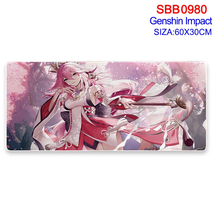 Genshin Impact Animation peripheral locking mouse pad 60X30cm SBB-980