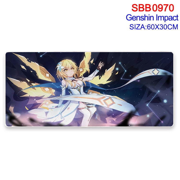 Genshin Impact Animation peripheral locking mouse pad 60X30cm  SBB-970