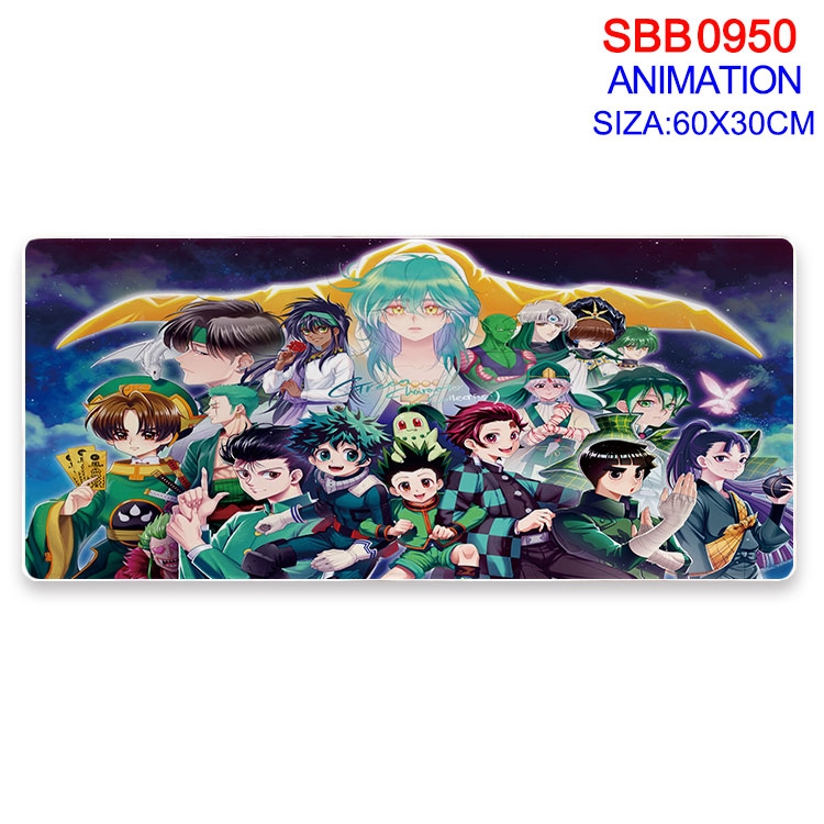 Animation peripheral locking mouse pad 60X30cm SBB-950