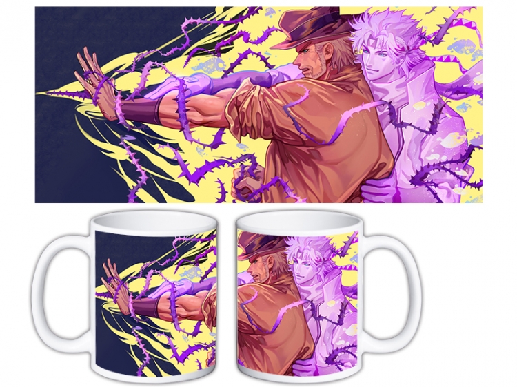 JoJos Bizarre Adventure Anime color printing ceramic mug cup price for 5 pcs MKB-752
