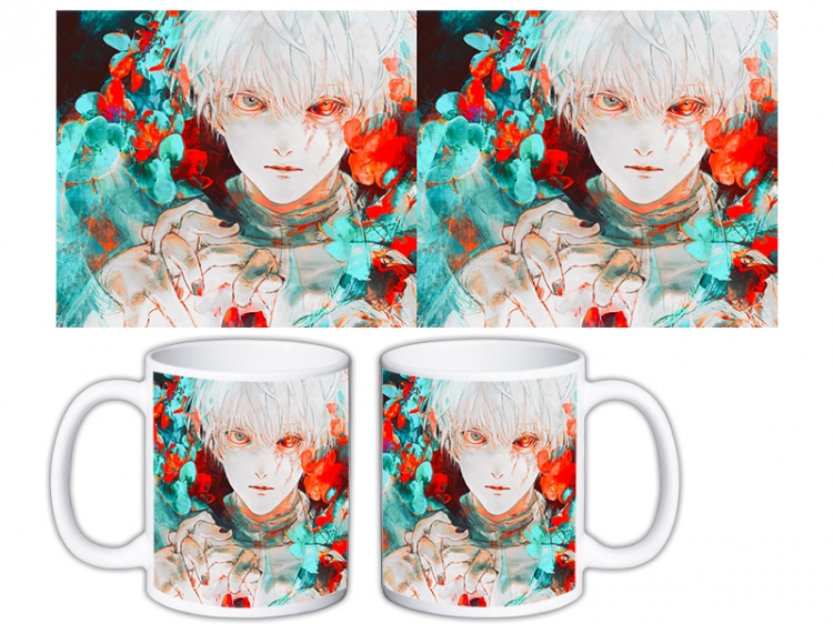 Tokyo Ghoul Anime color printing ceramic mug cup price for 5 pcs MKB-768