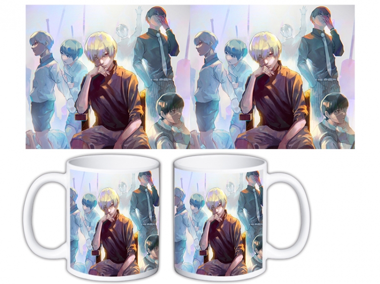 Tokyo Ghoul Anime color printing ceramic mug cup price for 5 pcs MKB-779