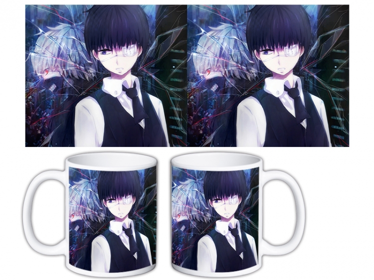 Tokyo Ghoul Anime color printing ceramic mug cup price for 5 pcs MKB-773