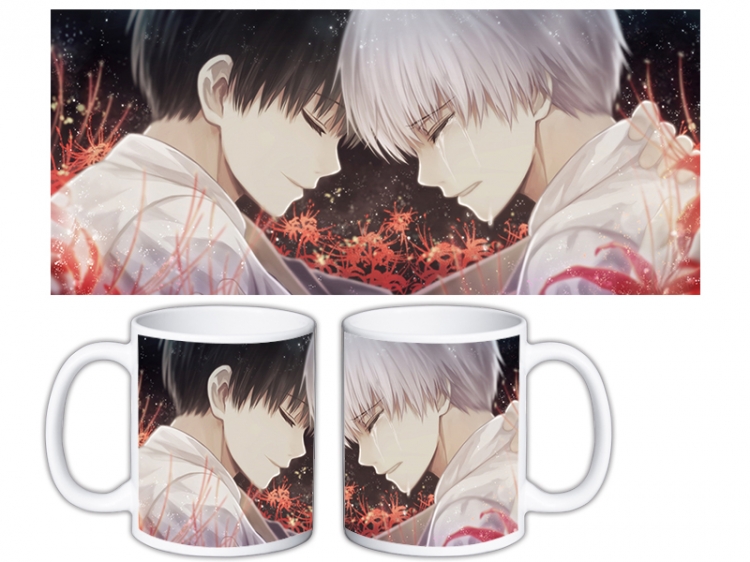 Tokyo Ghoul Anime color printing ceramic mug cup price for 5 pcs MKB-762