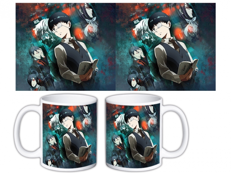 Tokyo Ghoul Anime color printing ceramic mug cup price for 5 pcs  MKB-767