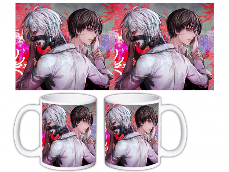 Tokyo Ghoul Anime color printing ceramic mug cup price for 5 pcs MKB-786