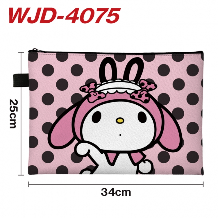melody Anime Full Color A4 Document Bag 34x25cm WJD-4075
