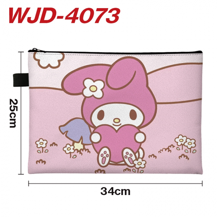 melody Anime Full Color A4 Document Bag 34x25cm WJD-4073