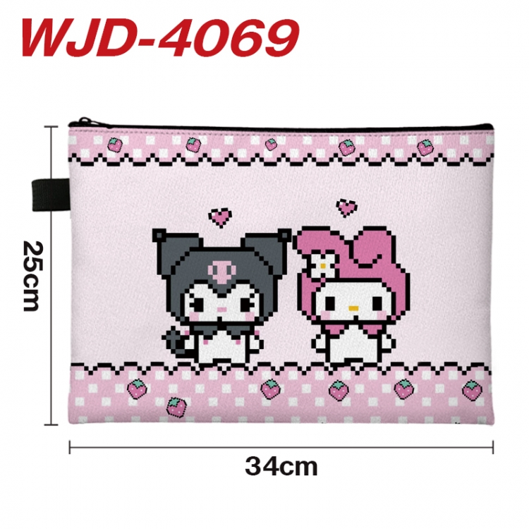 melody Anime Full Color A4 Document Bag 34x25cm WJD-4069