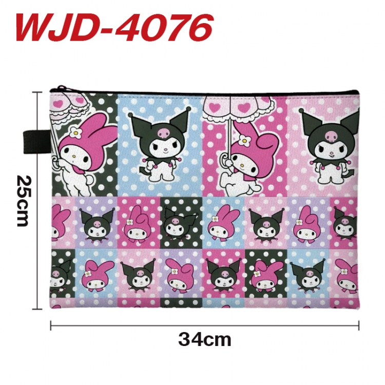 melody Anime Full Color A4 Document Bag 34x25cm WJD-4076