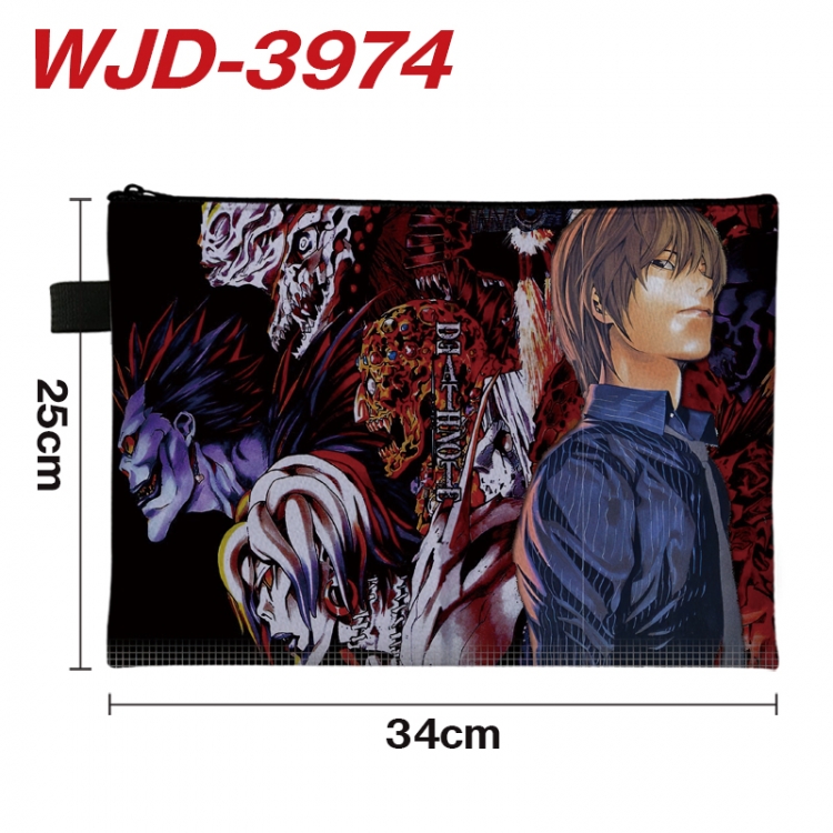 Death note Anime Full Color A4 Document Bag 34x25cm WJD-3974