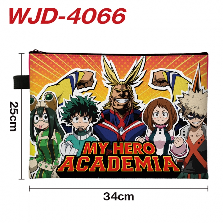 My Hero Academia Anime Full Color A4 Document Bag 34x25cm WJD-4066