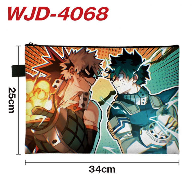 My Hero Academia Anime Full Color A4 Document Bag 34x25cm WJD-4068
