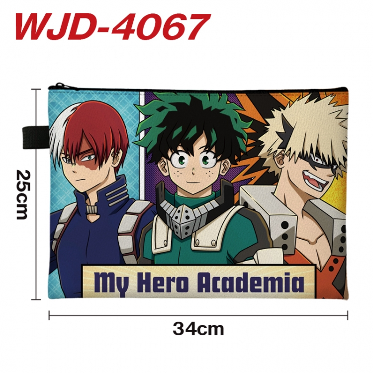 My Hero Academia Anime Full Color A4 Document Bag 34x25cm WJD-4067