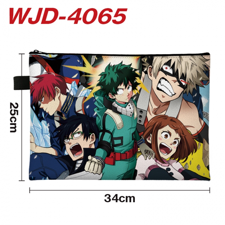 My Hero Academia Anime Full Color A4 Document Bag 34x25cm  WJD-4065