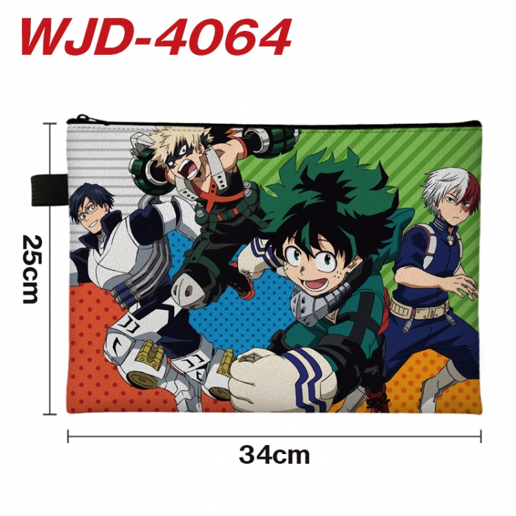 My Hero Academia Anime Full Color A4 Document Bag 34x25cm WJD-4064