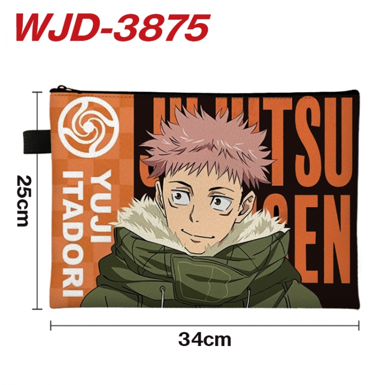 Jujutsu Kaisen Anime Full Color A4 Document Bag 34x25cm  WJD-3875