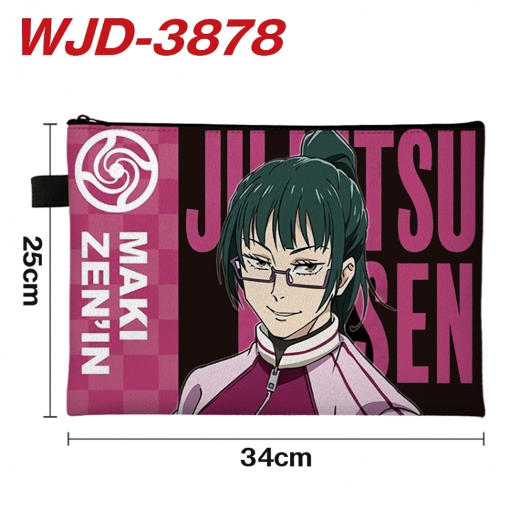 Jujutsu Kaisen Anime Full Color A4 Document Bag 34x25cm  WJD-3878