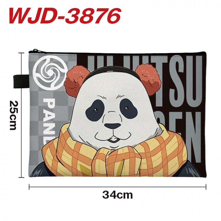 Jujutsu Kaisen Anime Full Color A4 Document Bag 34x25cm WJD-3876