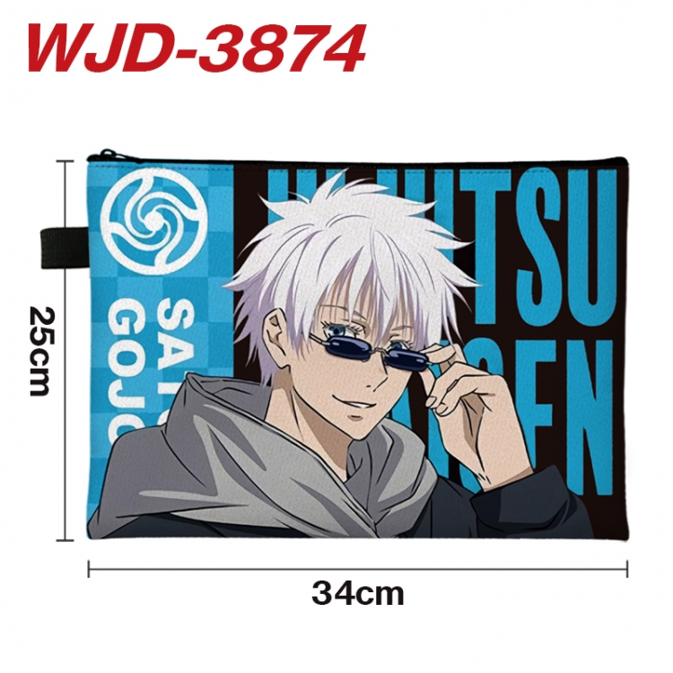 Jujutsu Kaisen Anime Full Color A4 Document Bag 34x25cm WJD-3874