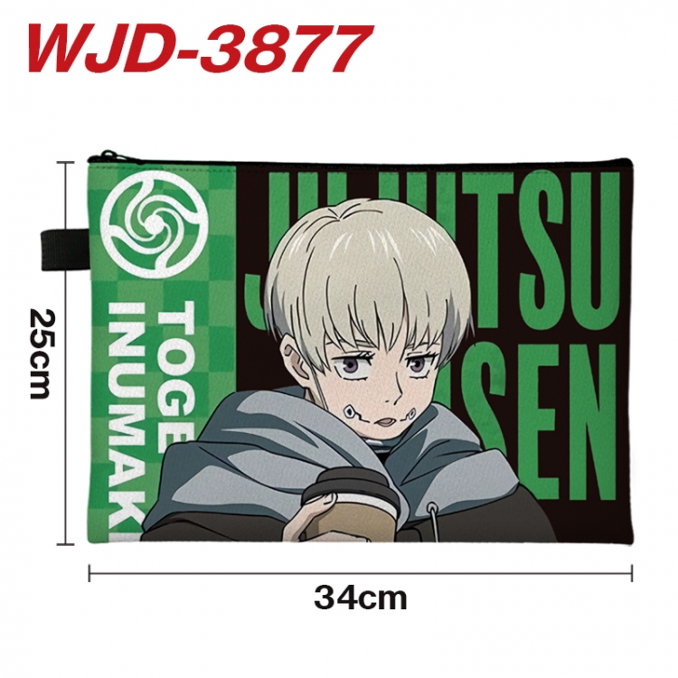 Jujutsu Kaisen Anime Full Color A4 Document Bag 34x25cm WJD-3877