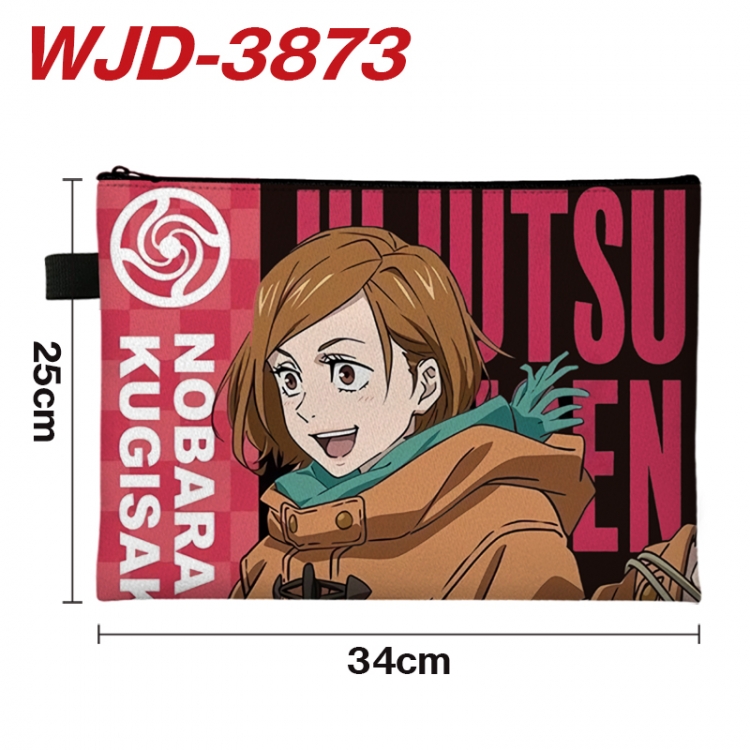 Jujutsu Kaisen Anime Full Color A4 Document Bag 34x25cm WJD-3873