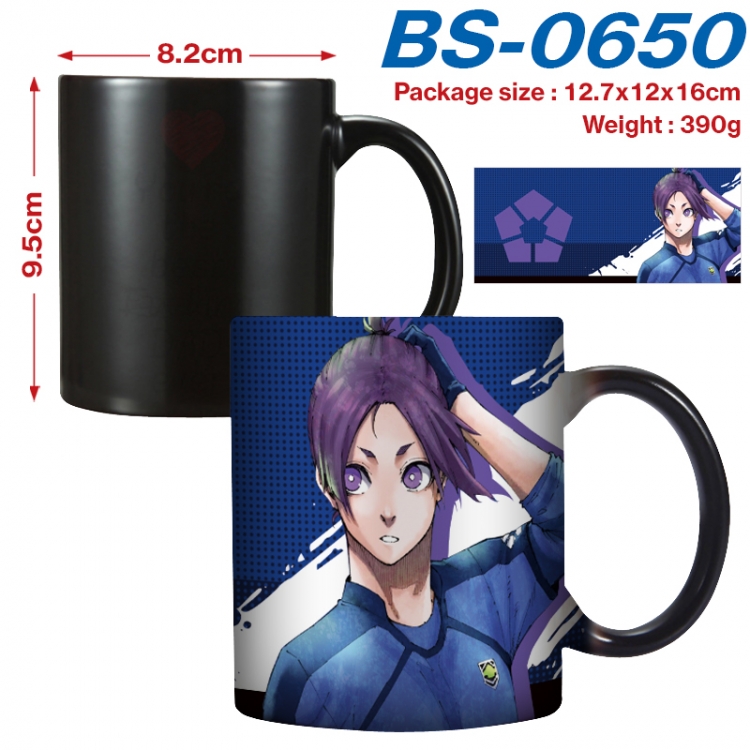 BLUE LOCK Anime high-temperature color-changing printing ceramic mug 400ml BS-0650