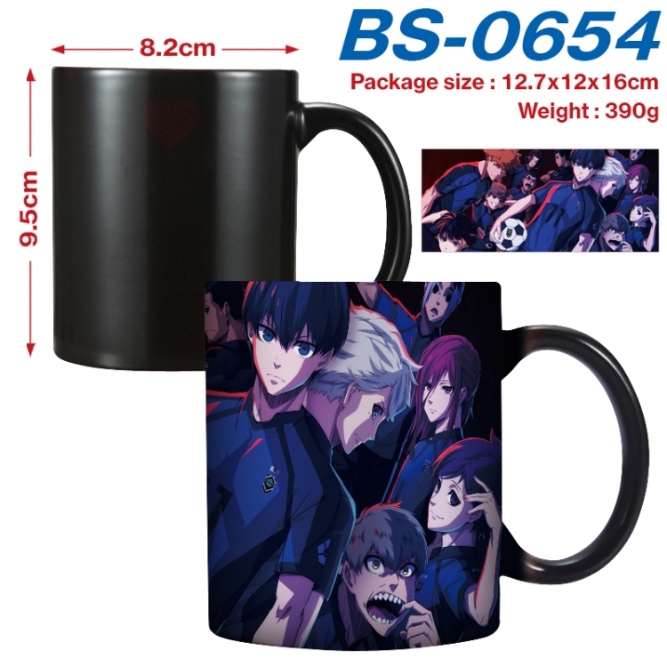BLUE LOCK Anime high-temperature color-changing printing ceramic mug 400ml BS-0654