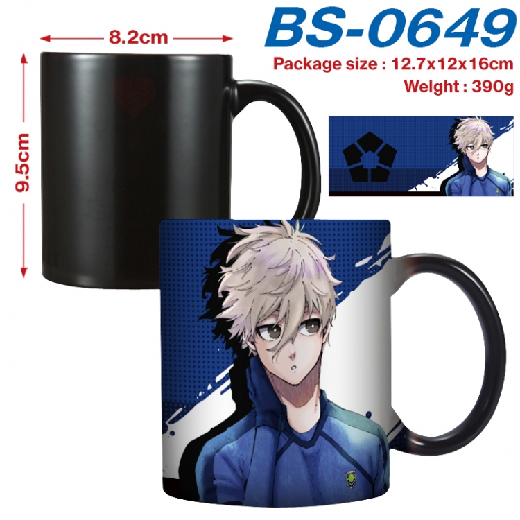 BLUE LOCK Anime high-temperature color-changing printing ceramic mug 400ml  BS-0649