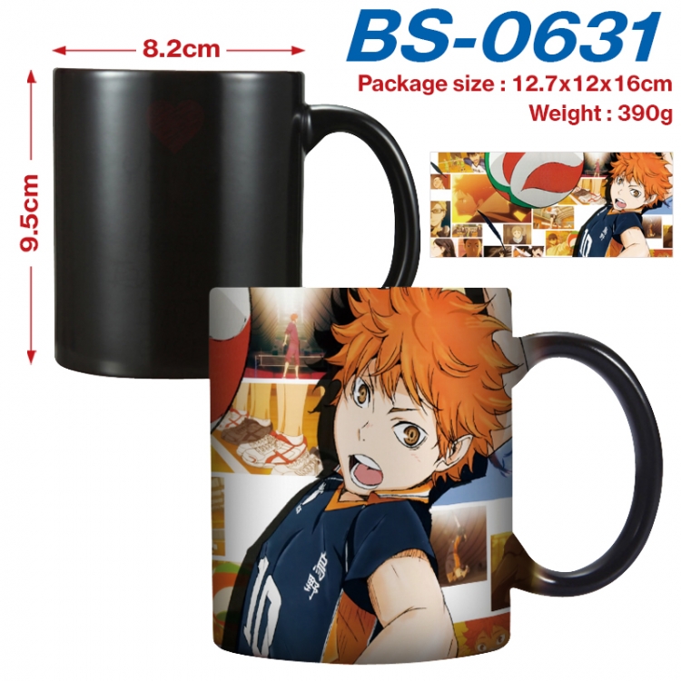 Haikyuu!! Anime high-temperature color-changing printing ceramic mug 400ml BS-0631