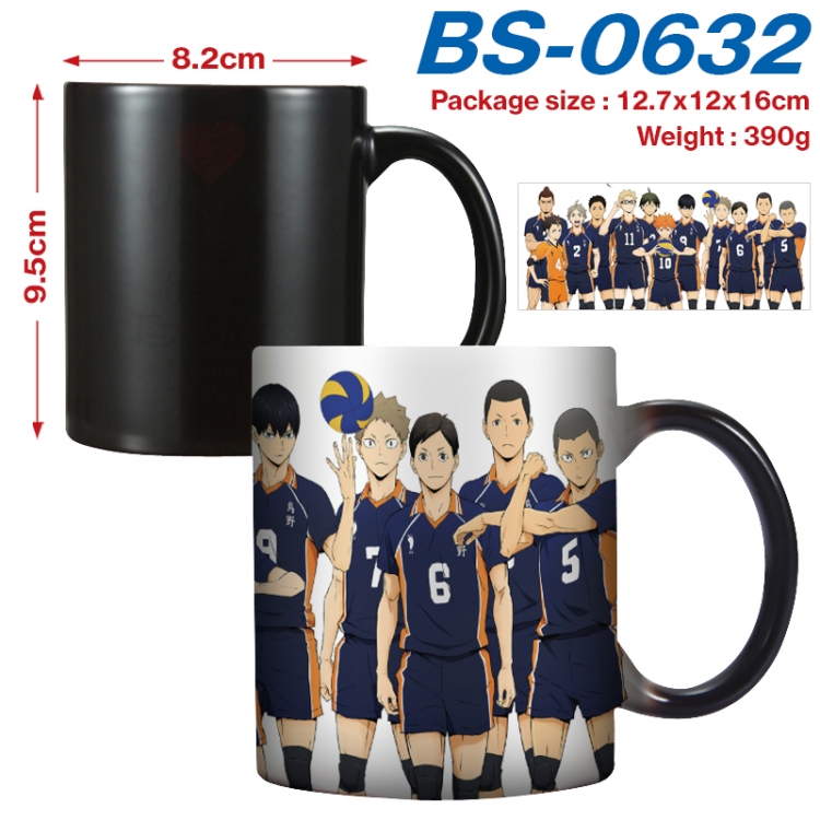 Haikyuu!! Anime high-temperature color-changing printing ceramic mug 400ml  BS-0632
