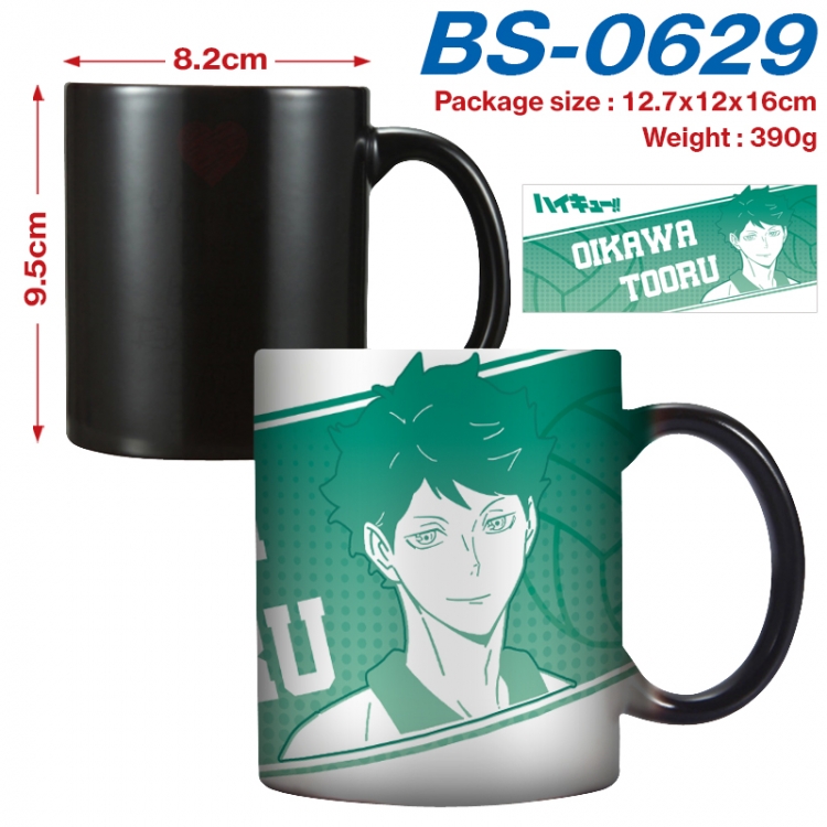 Haikyuu!! Anime high-temperature color-changing printing ceramic mug 400ml BS-0629
