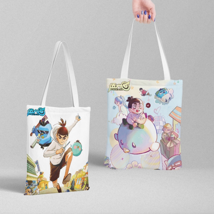 Scissor Seven  Anime peripheral canvas handbag gift bag large capacity shoulder bag 36x39cm price for 2 pcs